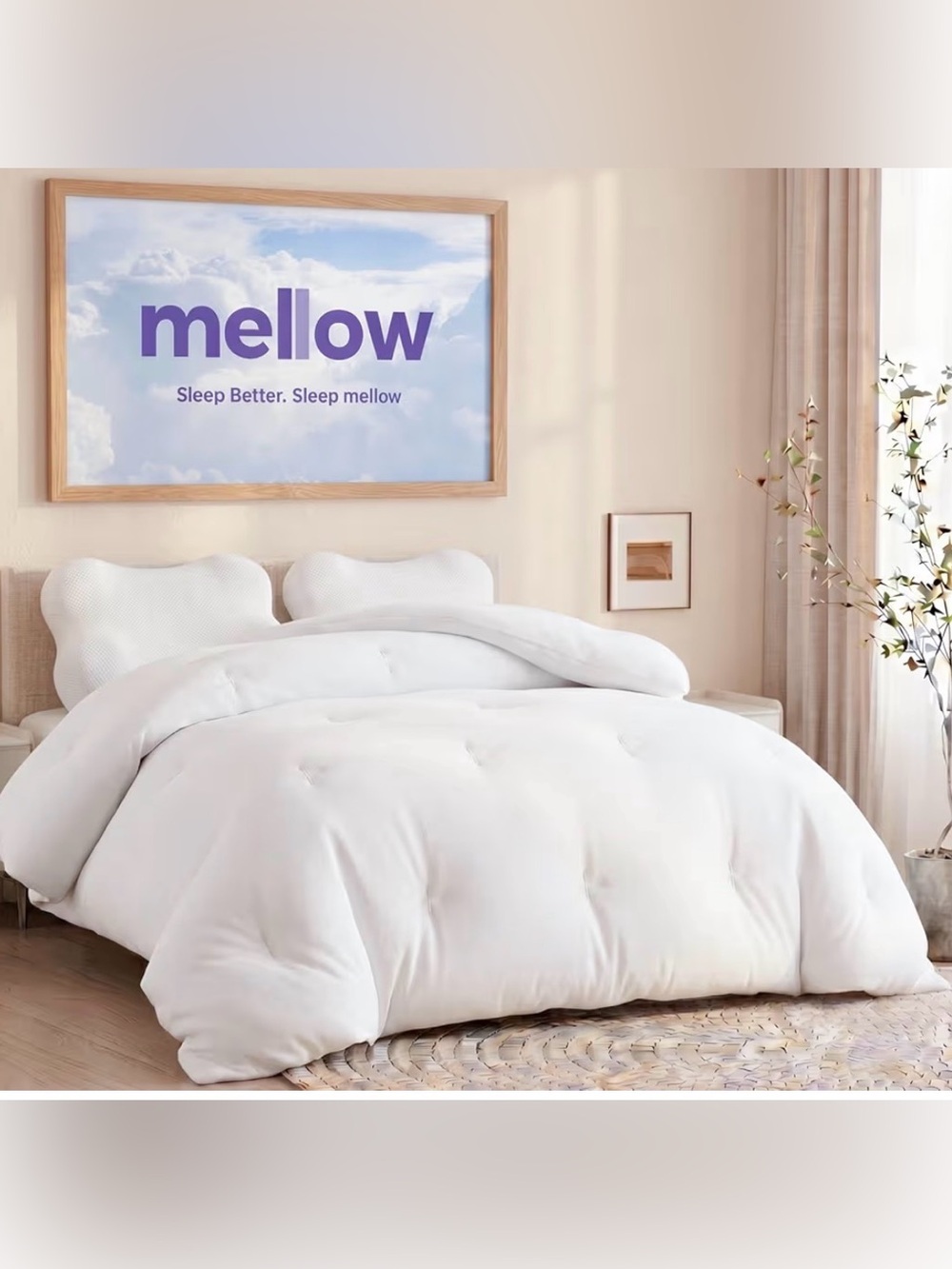 NIB - Mellow - MarshMellow Comforter - White